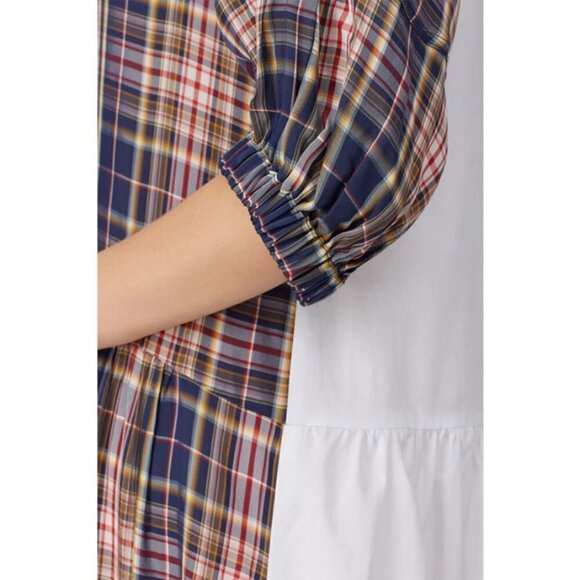 💕SEA NEW YORK💕 Rooney Relaxed Midi Dress ~ Plaid Size 2 - Picture 4 of 16